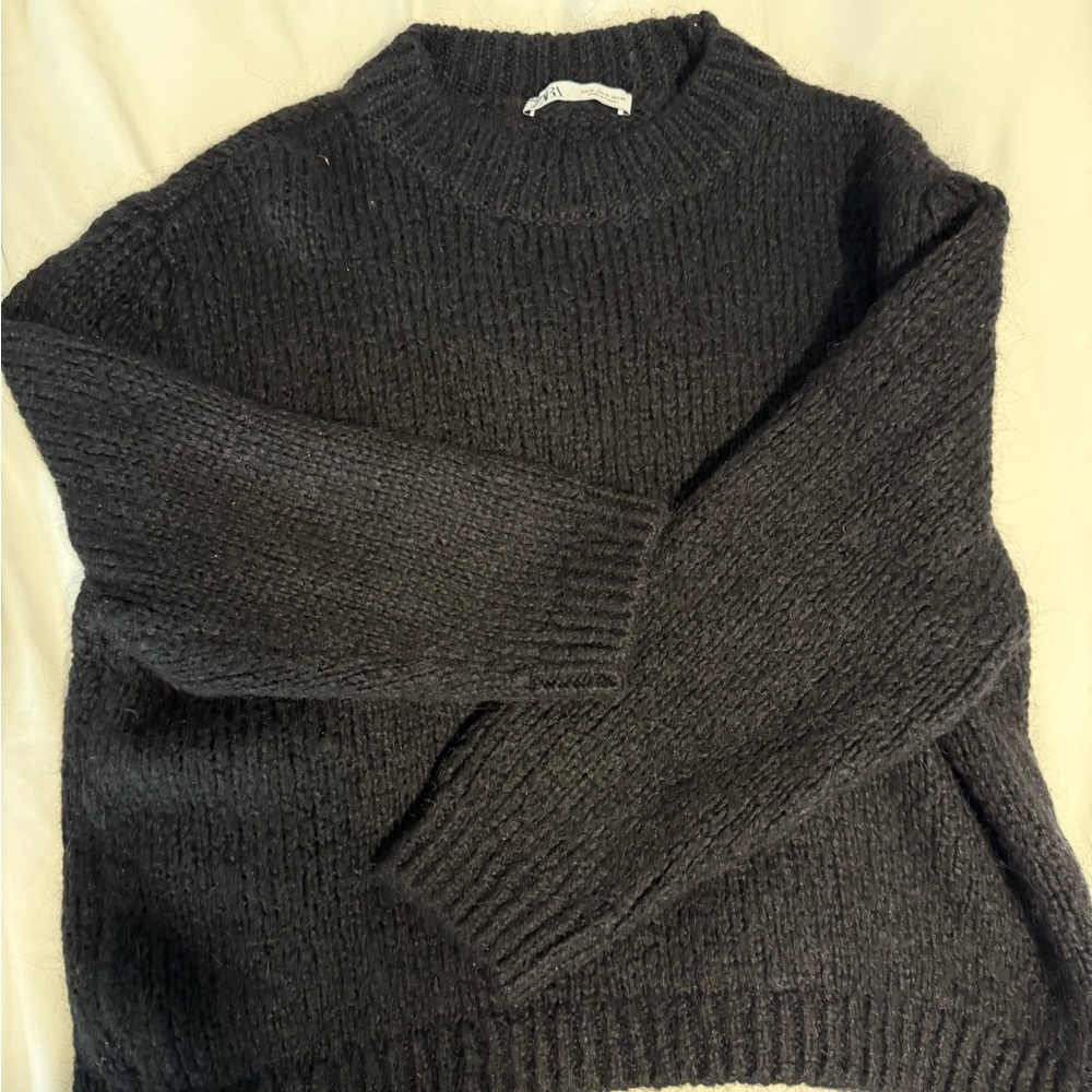 Zara Black pullover sweater